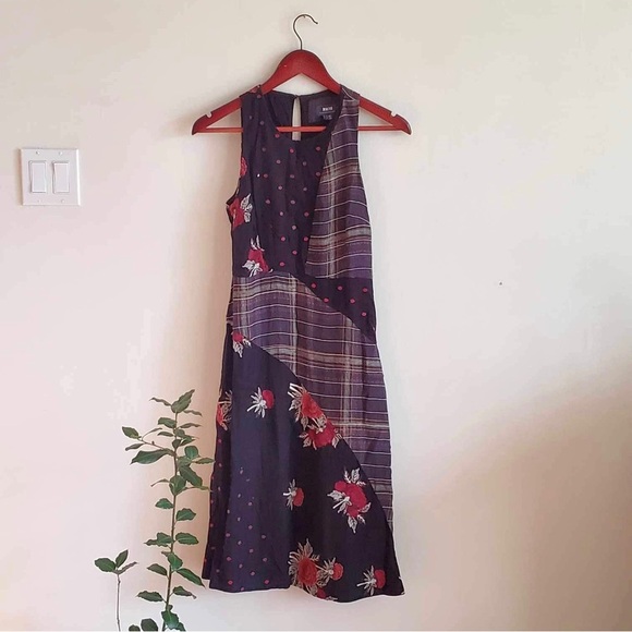 Anthropologie Patterned Bliss Alva Dress EUC SIZE 2 - Picture 3 of 8